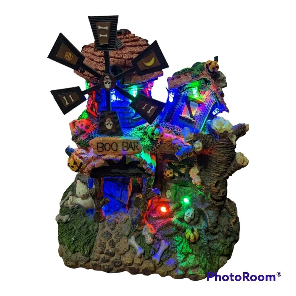 LED Village Boo Bar Windmill. 2007 Works. Target
